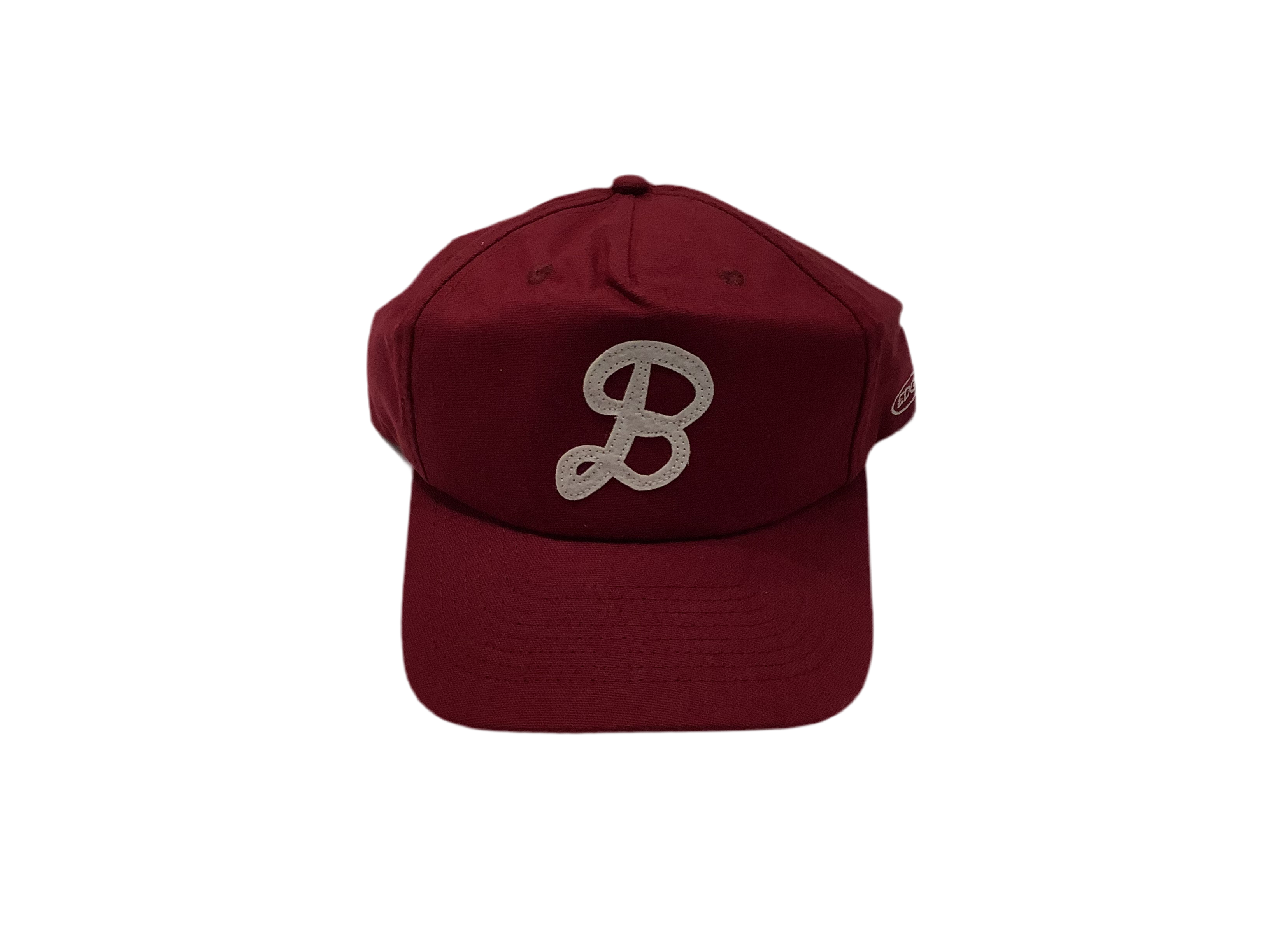 Boneyard "B" Hat (Linen) - Maroon