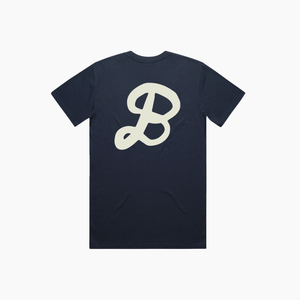 Boneyard Brush Tee - Midnight Blue