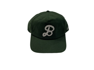 Boneyard "B" Hat (Linen) - Hunter Green