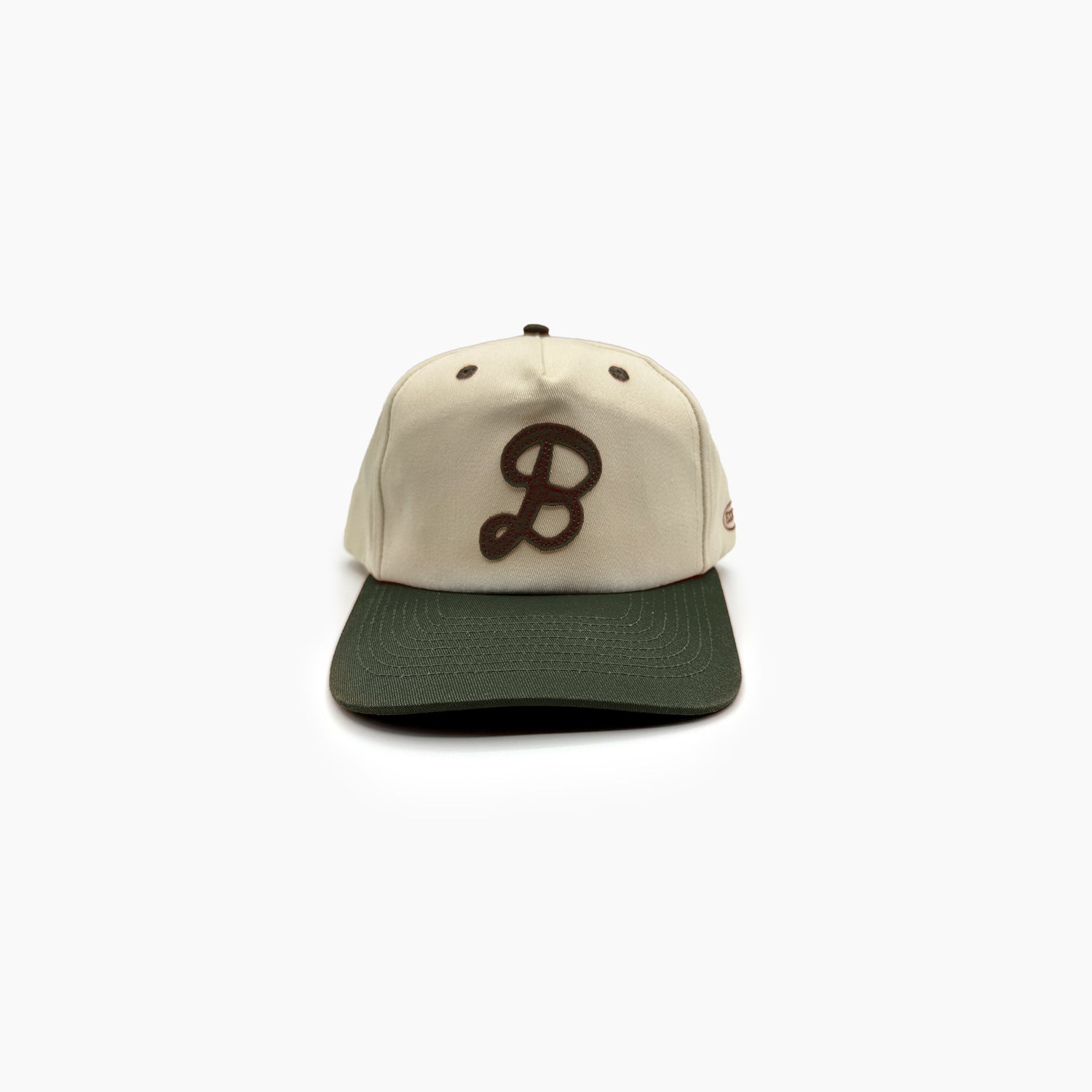 Boneyard "B" Contrast Brim Hat (Cotton Twill) - Olive