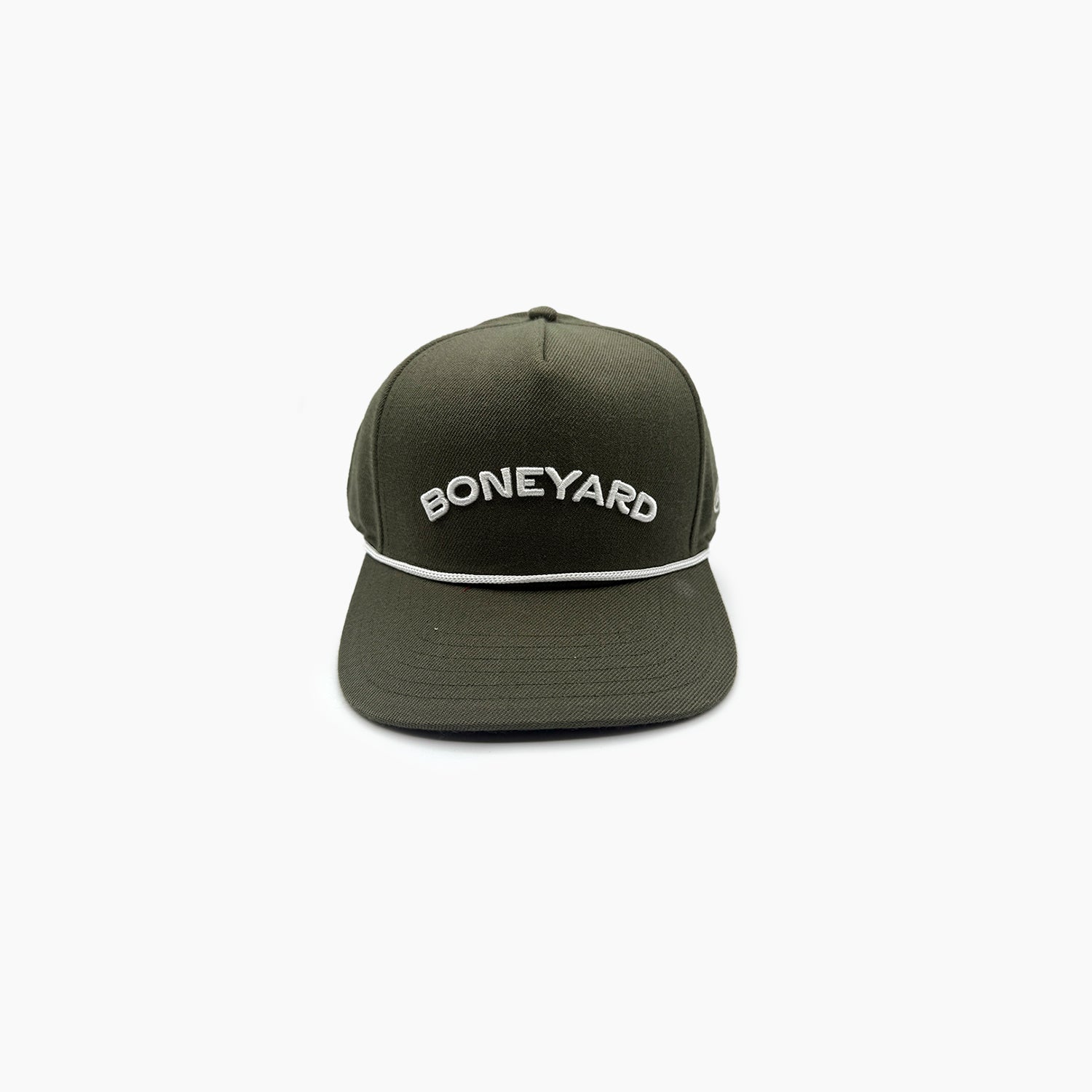 Boneyard Arched Rope Hat (Acrylic) - Olive
