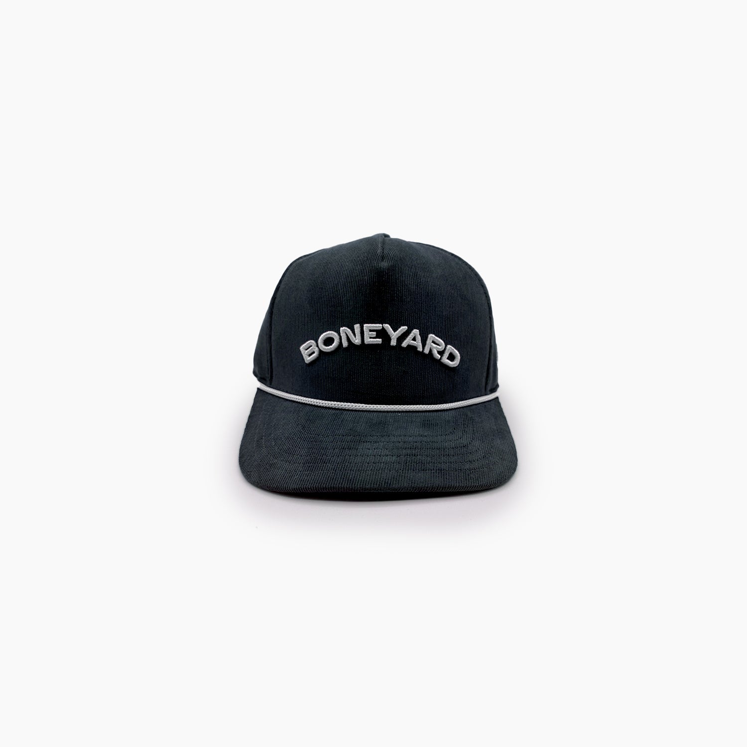 Boneyard Arched Rope Hat (Cord) - Navy