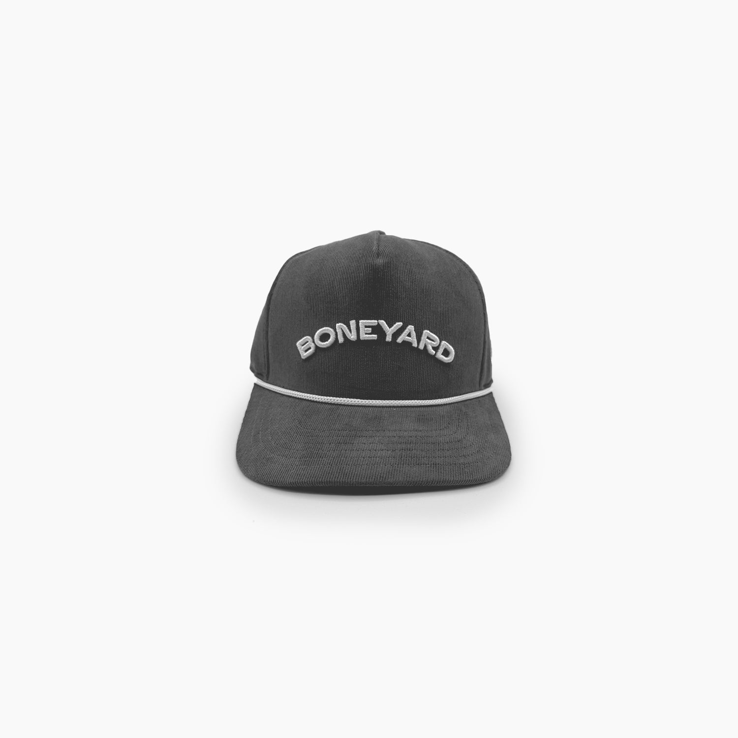 Boneyard Arched Rope Hat (Cord) - Storm