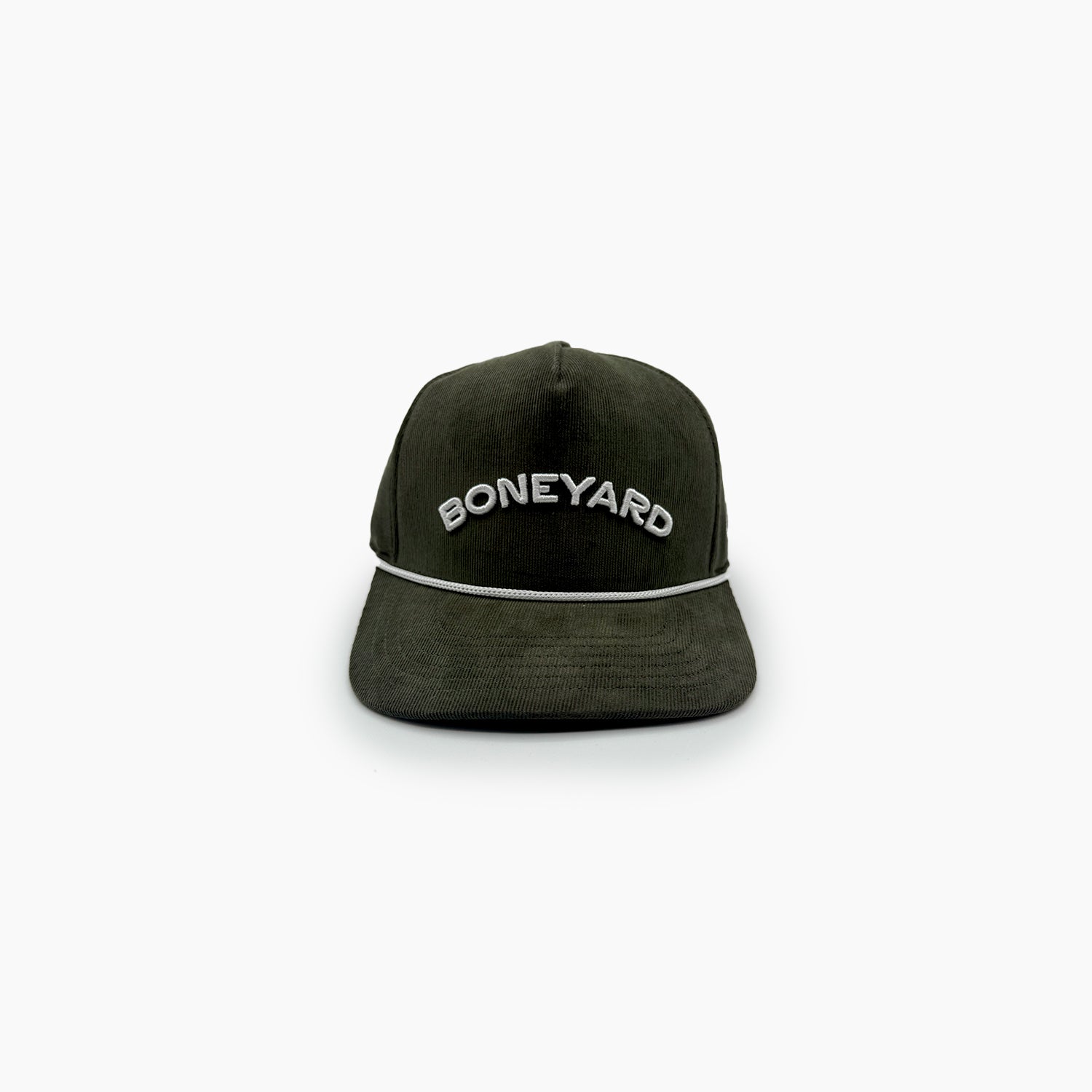 Boneyard Arched Rope Hat (Cord) - Olive